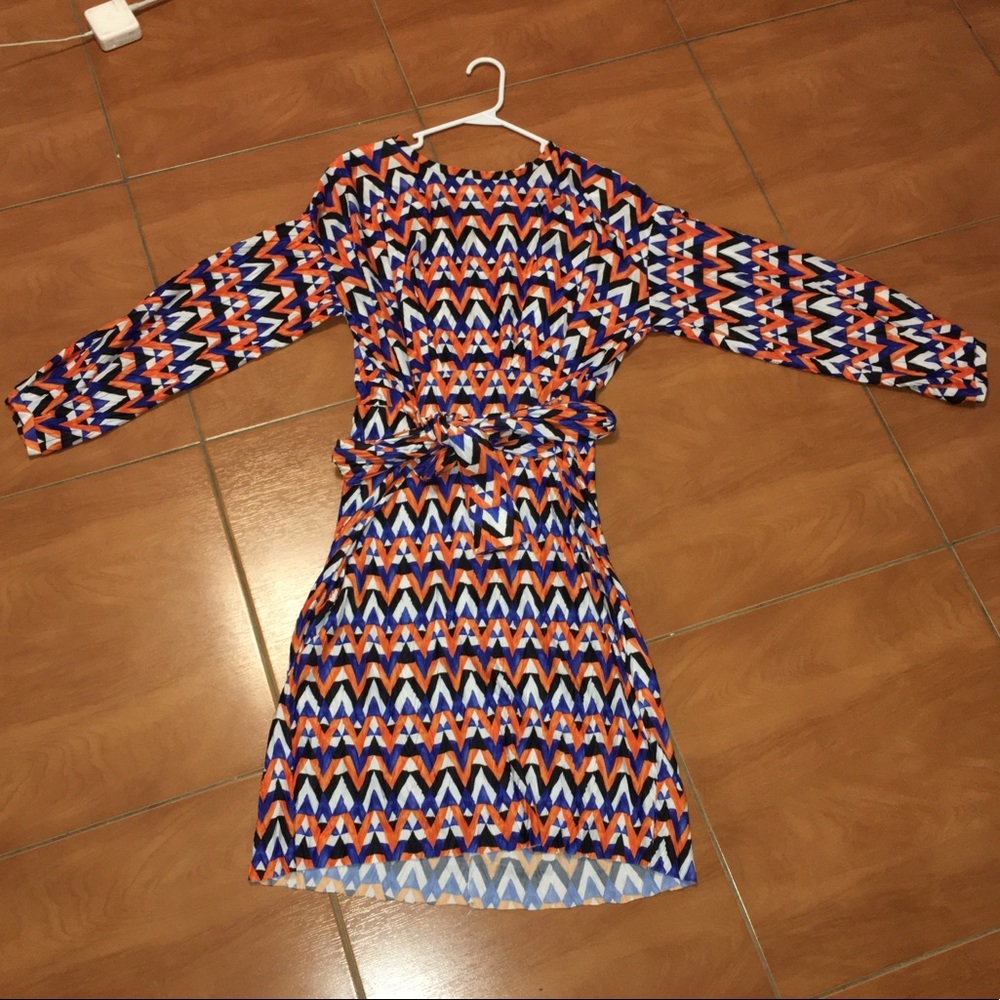 Zara long sleeve midi dress